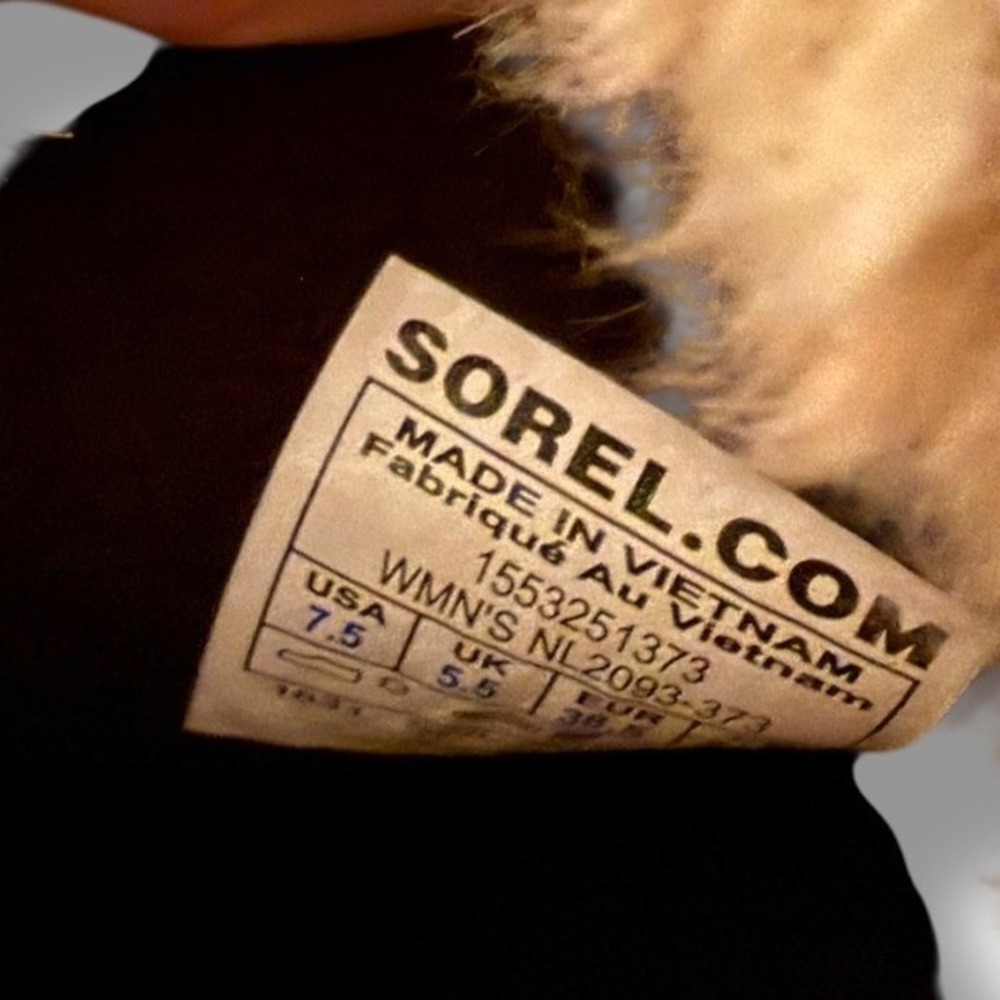 Sorel Tivoli High II Boots Women's Size‎ 7.5 Waterproof Lace Up Faux Fur Lined - Picture 7 of 7